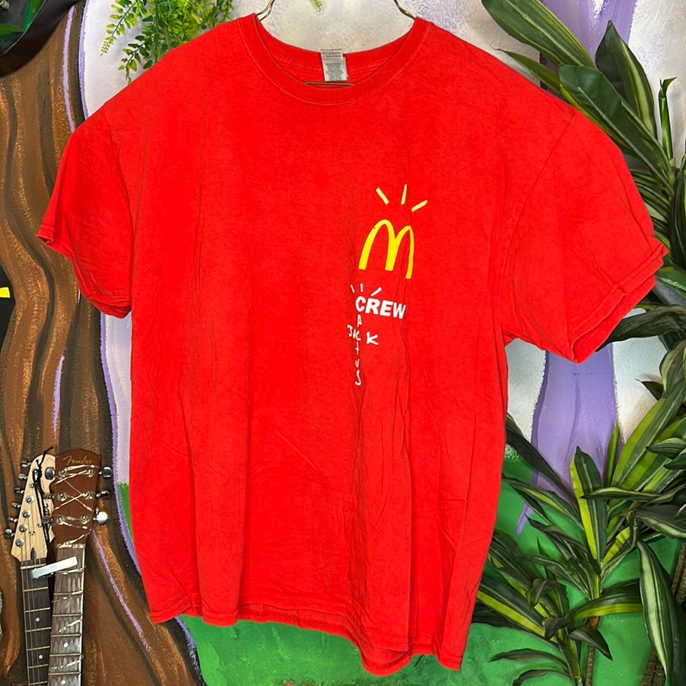 McDonalds Travis Scott shirt